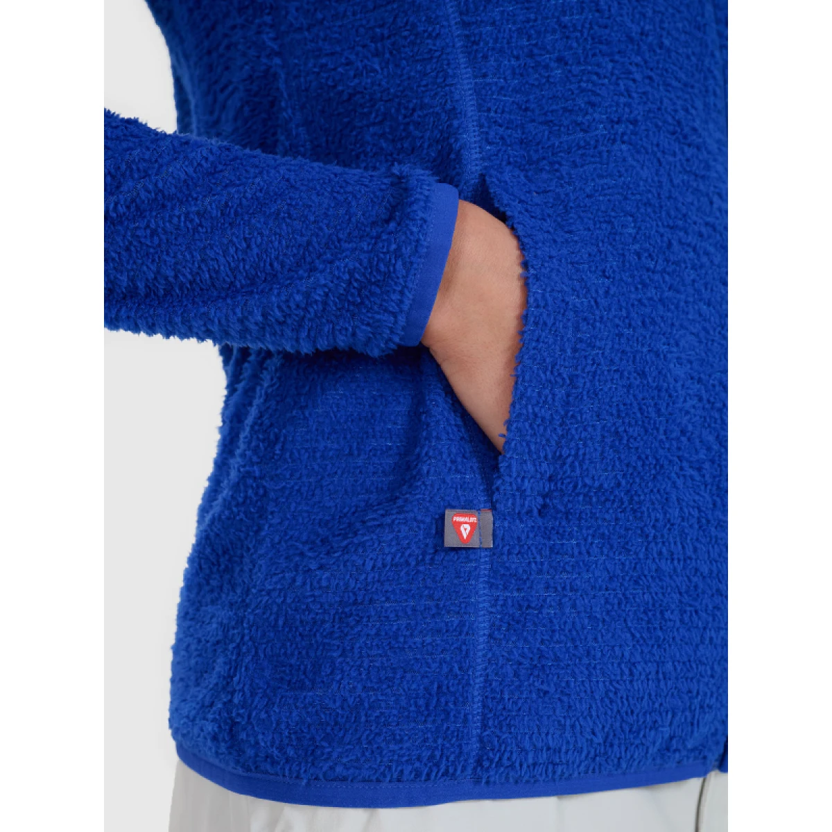 Dámska turistická flisová mikina so zipsom 4F SWEATSHIRT FNK-WSS25TFSWF481-36S-COBALT · záber 3