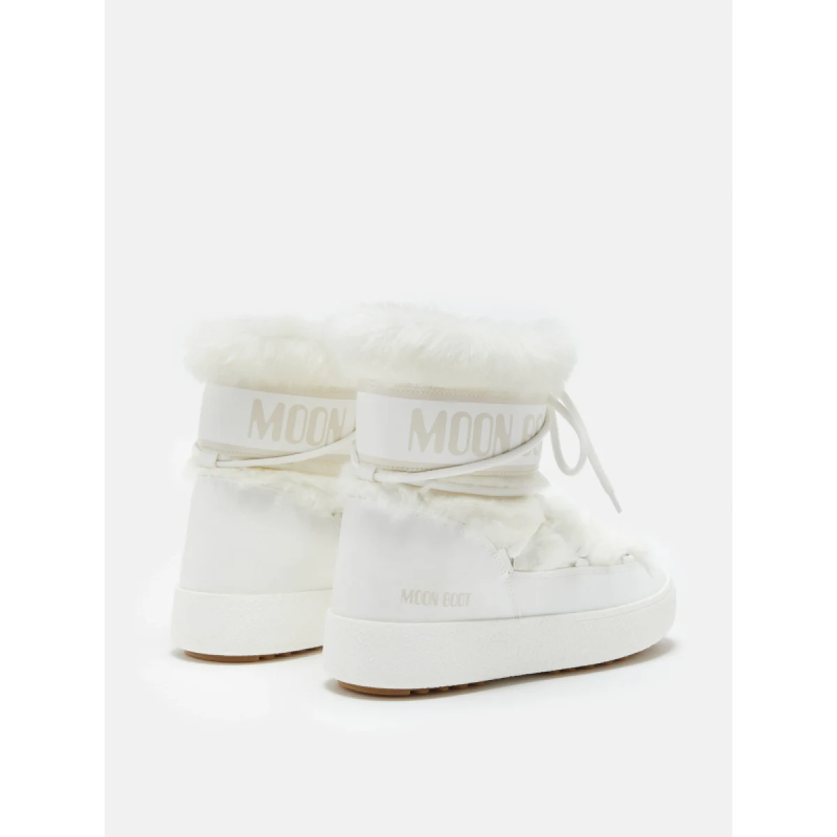 Dámske členkové zimné topánky MOON BOOT MB LTRACK FAUX FUR WP, A001 WHITE · záber 3