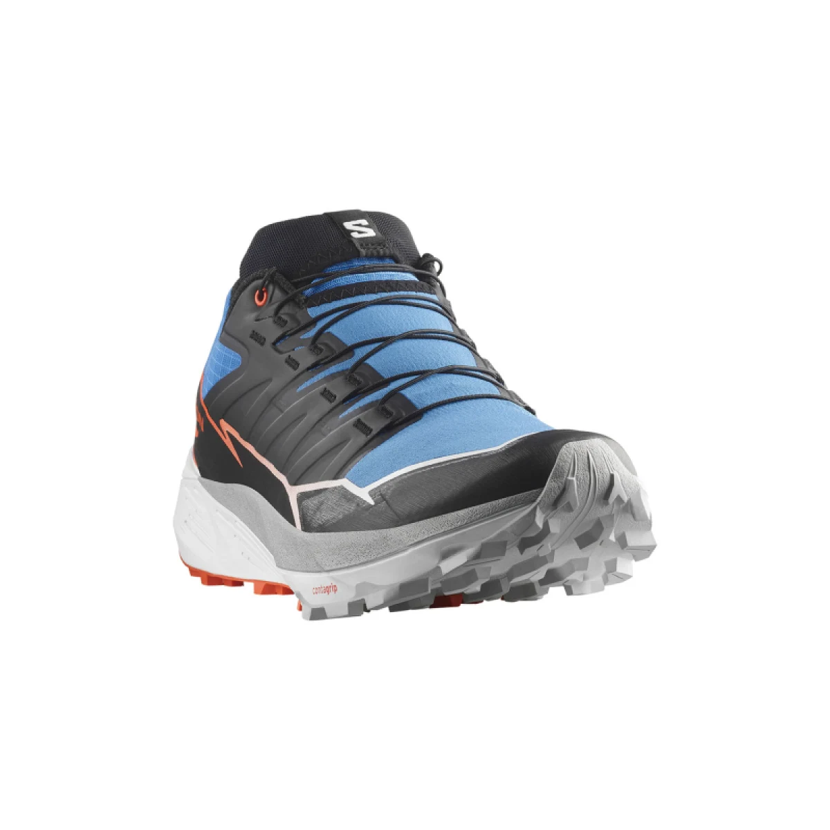 Pánska bežecká trailová obuv SALOMON Thundercross M french blue black cherry tomato · záber 3