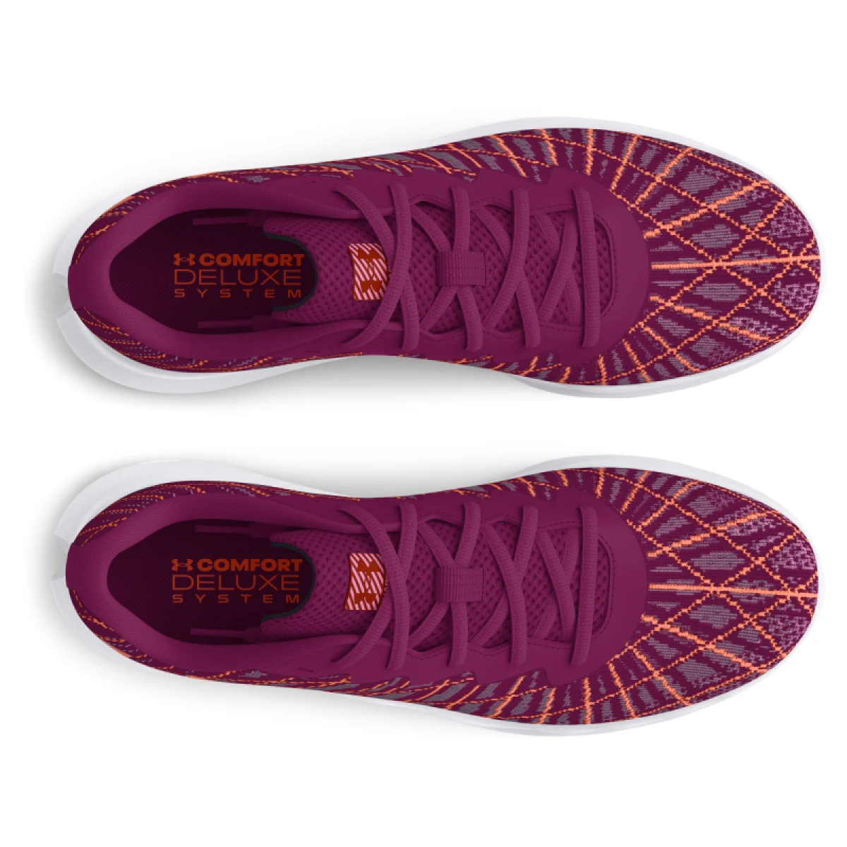 Dámska bežecká obuv UNDER ARMOUR UA W Charged Breeze 2 purple gemini flare orange orange · záber 4