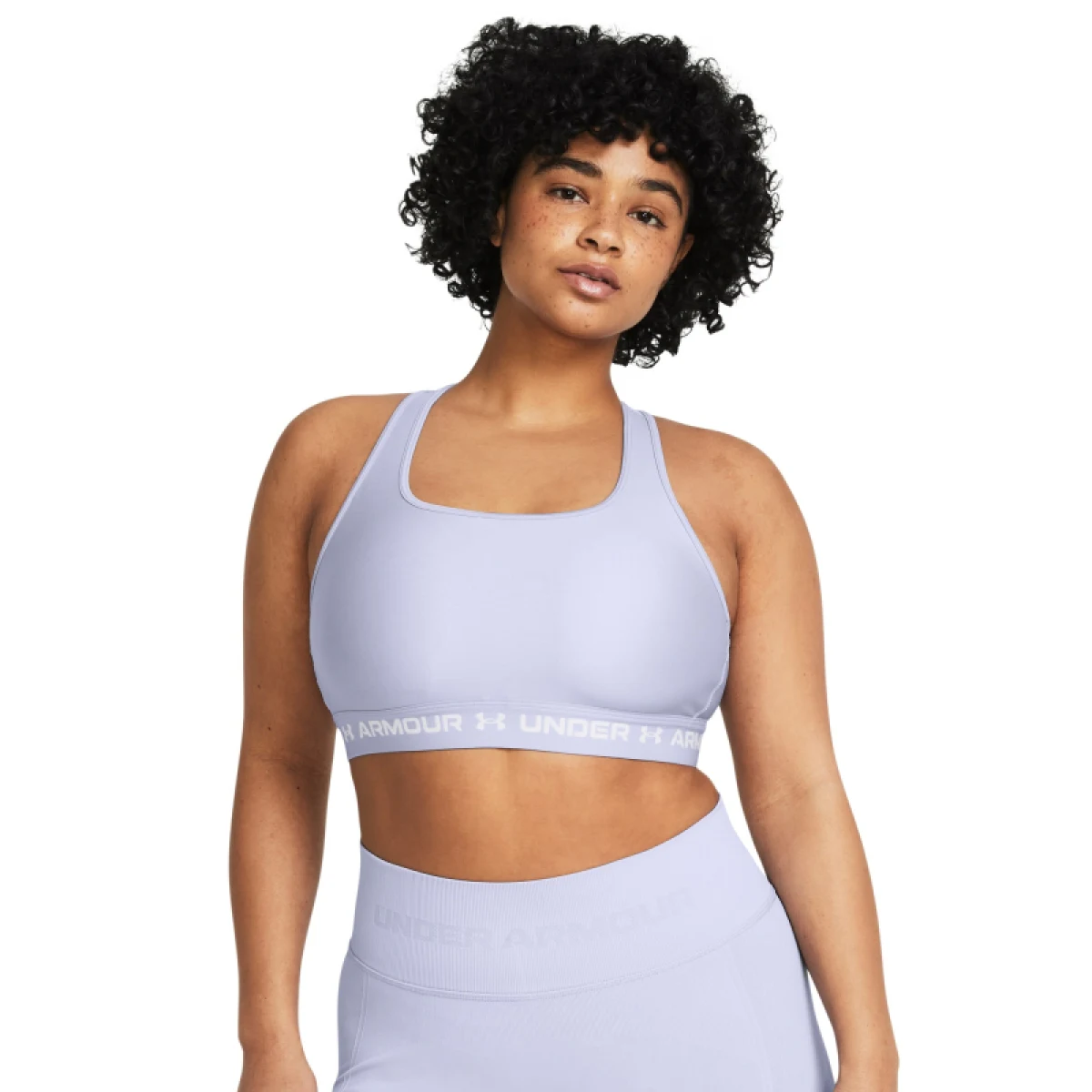 Dámska tréningová športová podprsenka UNDER ARMOUR Crossback Mid Bra-PPL · záber 4