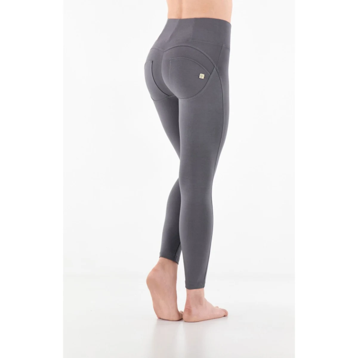 Dámske jeggings nohavice FREDDY WR.UP® skinny push up organic cotton trousers with high waist-Grey · záber 3
