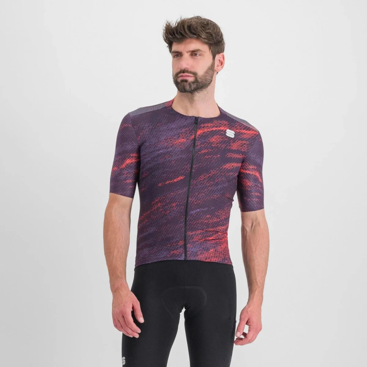 Pánsky cyklistický dres s krátkym rukávom SPORTFUL Cliff supergiara jersey, nightshade · záber 2