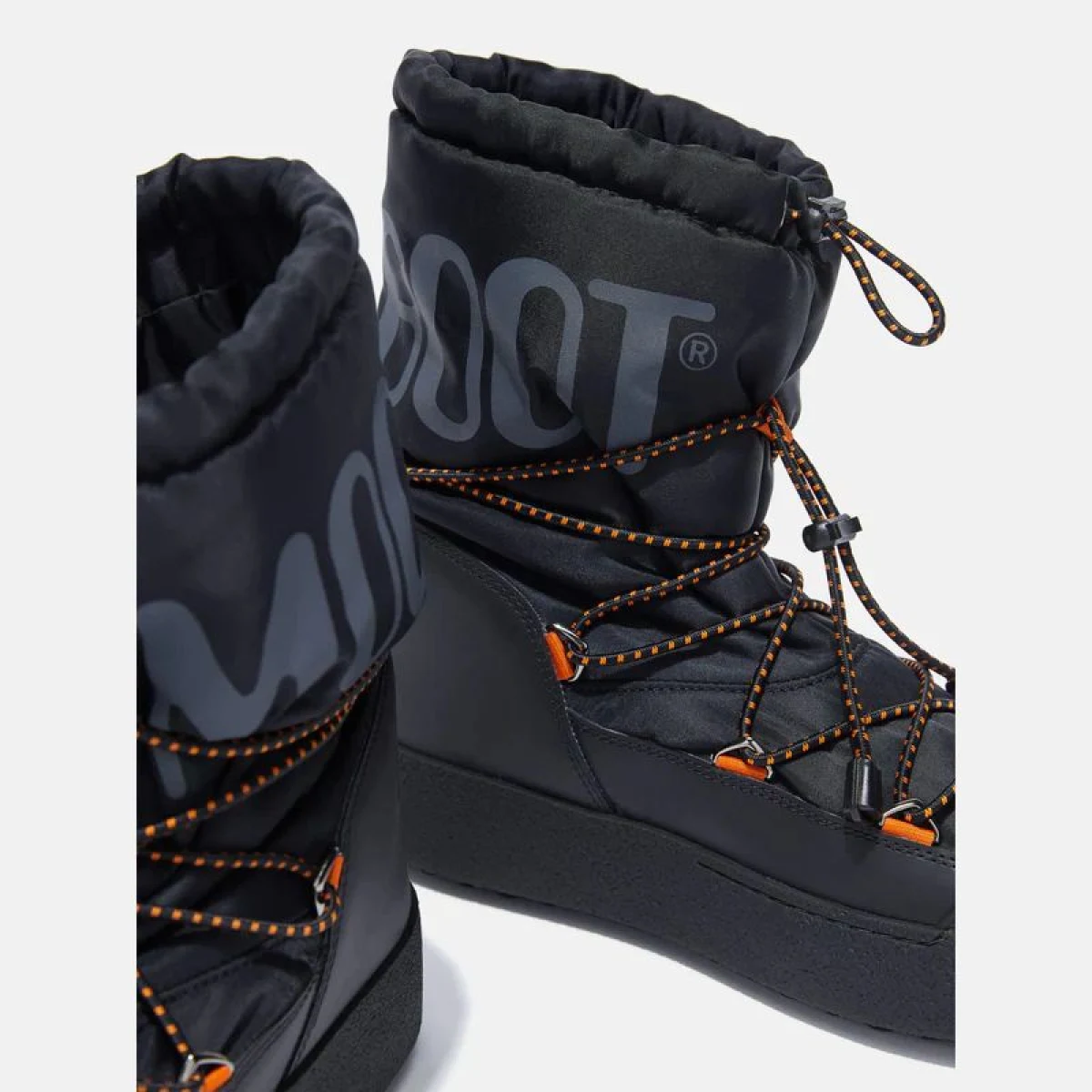 Pánske vysoké zimné topánky MOON BOOT MTRACK POLAR, 001 black orange · záber 4