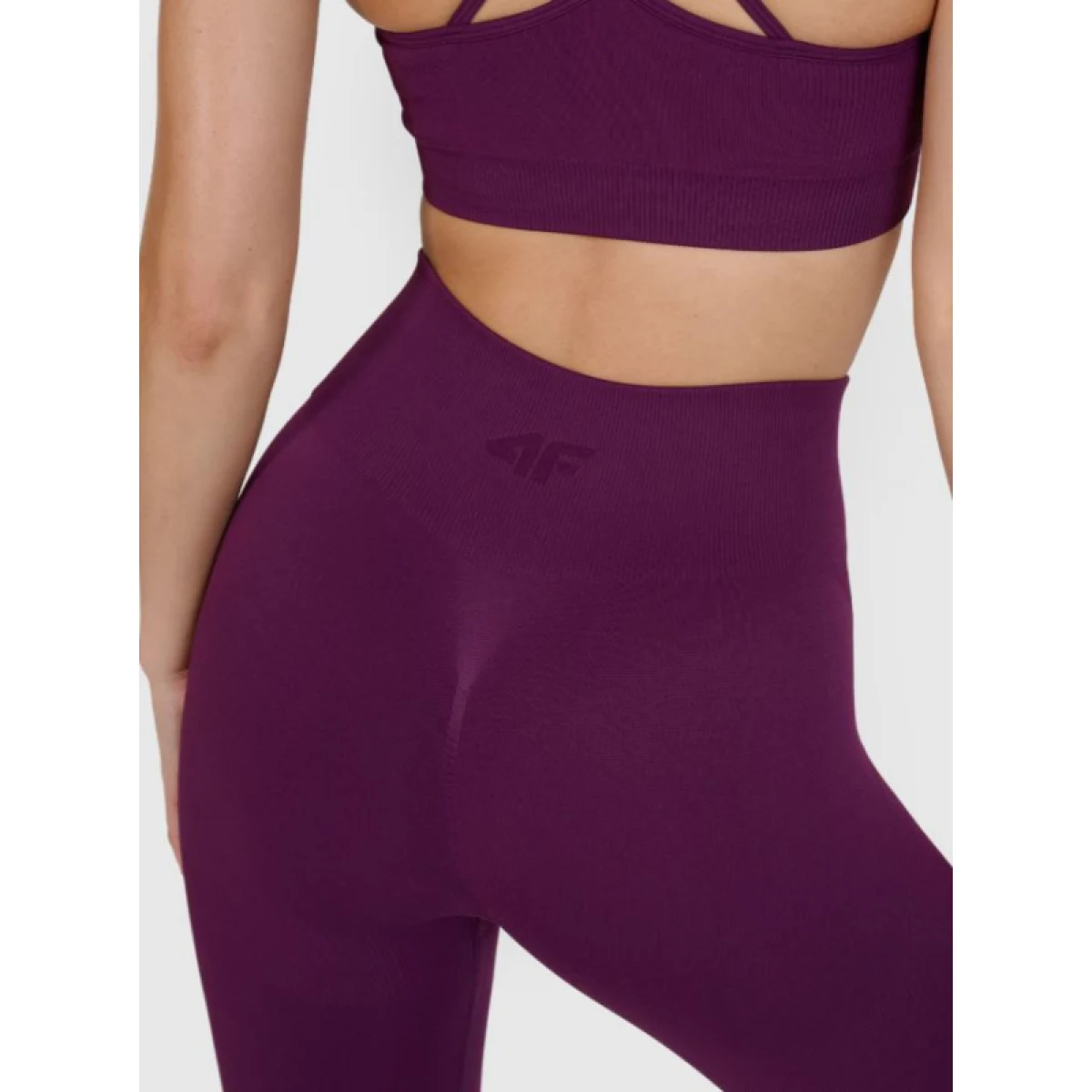 Dámske legíny 4F TIGHTS FNK F347-50S-DARK VIOLET · záber 2