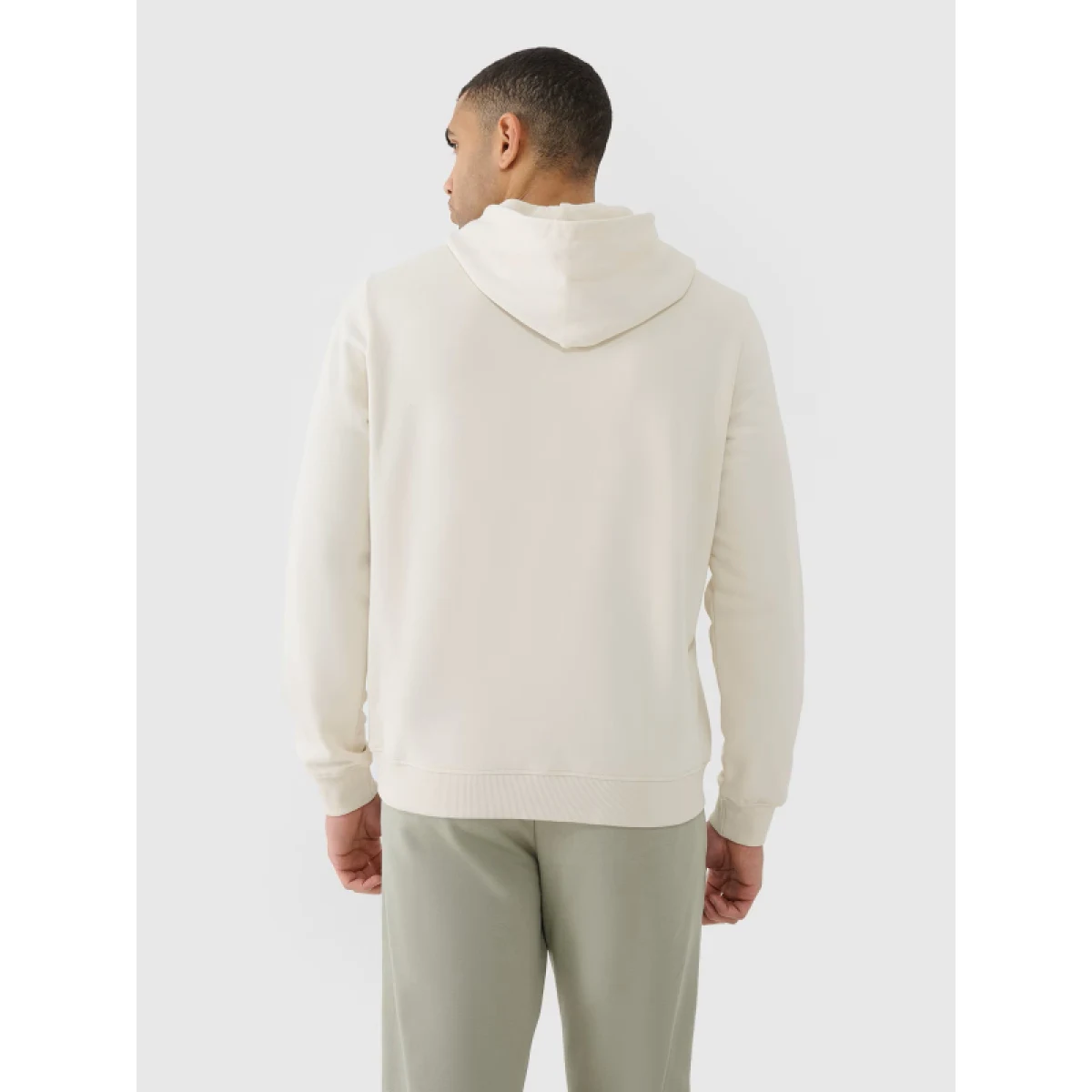 Pánska mikina s kapucňou 4F SWEATSHIRT M1585-12S-CREME · záber 3