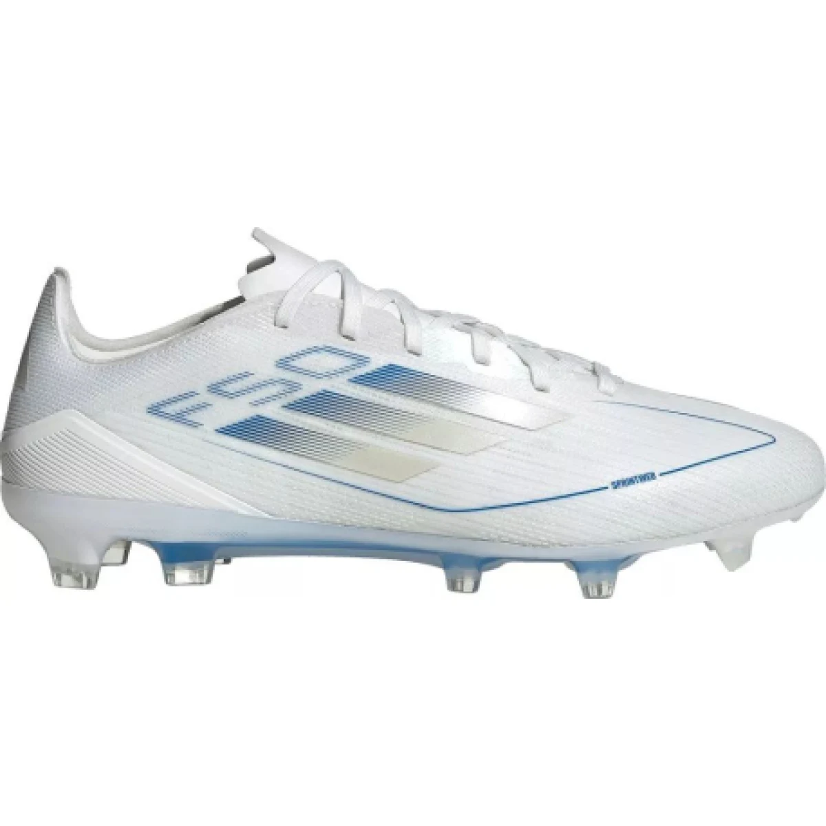 Pánske futbalové kopačky outdoorové ADIDAS F50 Pro M FG cloud white pearl metallic cloud white · záber 1