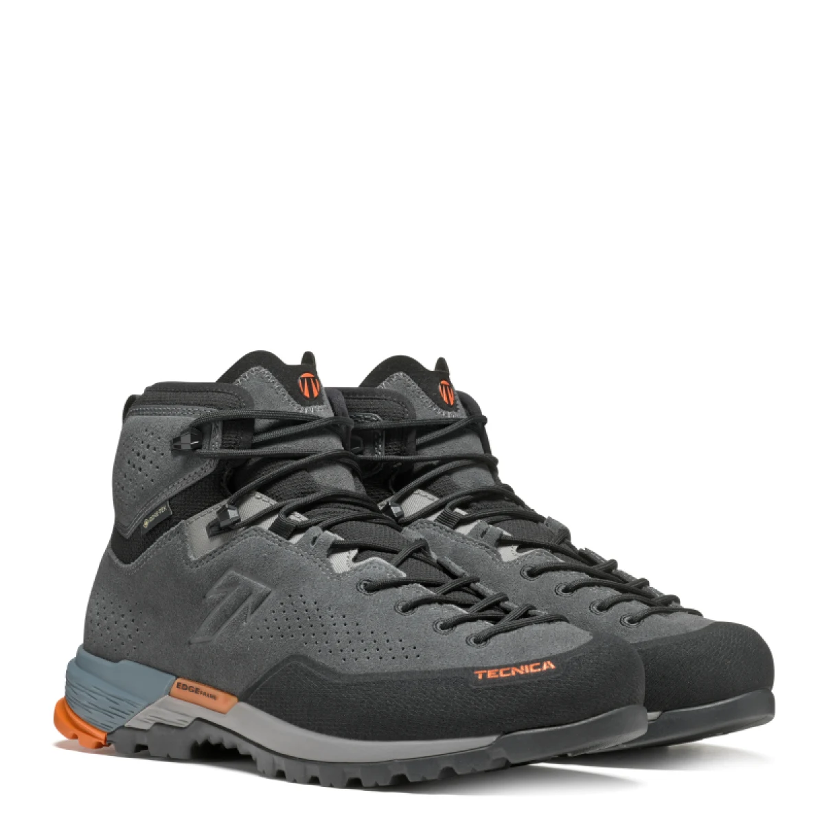 Pánska členková turistická celokožená obuv TECNICA Sulfur MID GTX Ms, dark grey orange · záber 4