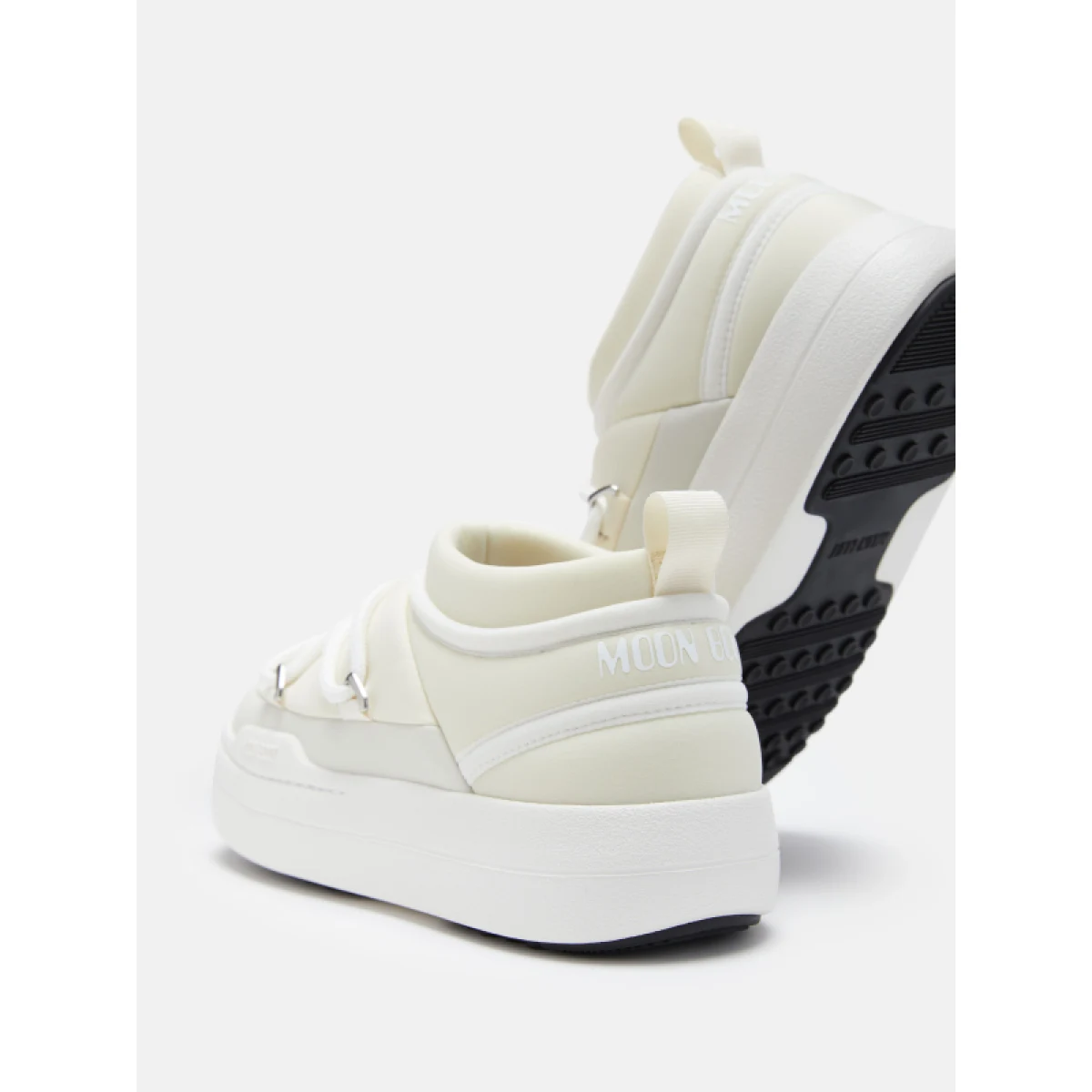 Juniorské nízke zimné topánky MOON BOOT MB JR PARK ICON L002 CREAM · záber 3