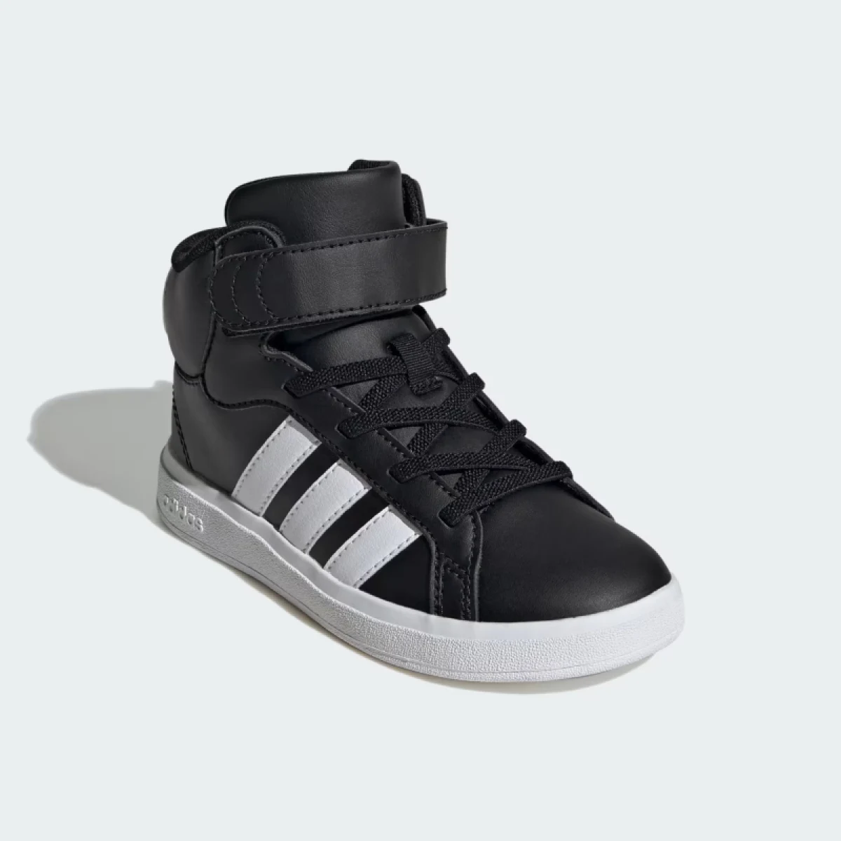 Juniorská rekreačná obuv ADIDAS Grand Court Mid Jr core black cloud white core black · záber 4