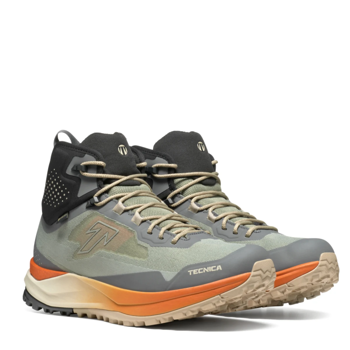 Pánska členková turistická obuv TECNICA Spark S MID GTX, green burnt orange · záber 4
