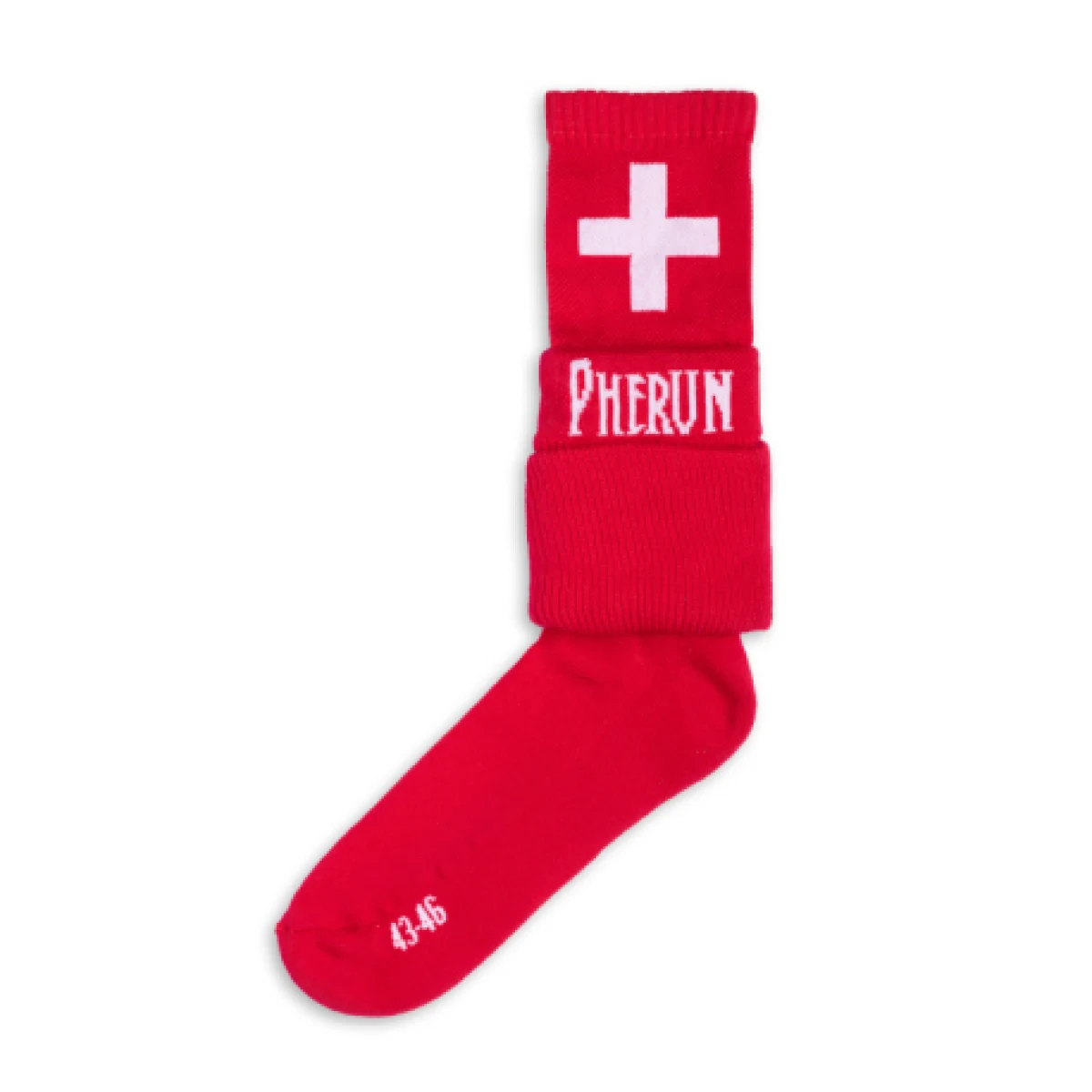 Turistické ponožky PHERUN Rescue RED Swiss · záber 1