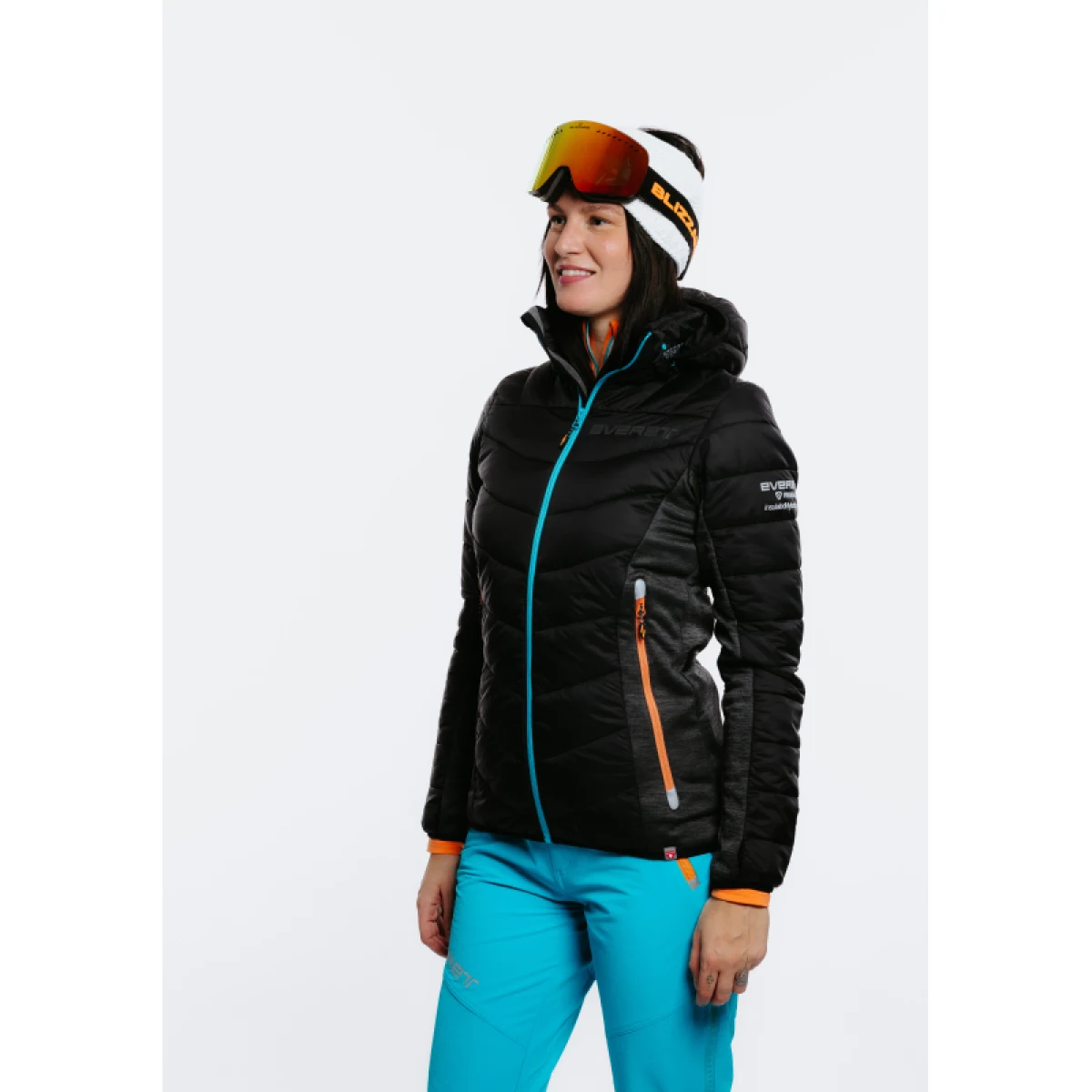 Dámska bunda na skialp EVERETT SkiToura PRIMALOFT jacket W black · záber 2