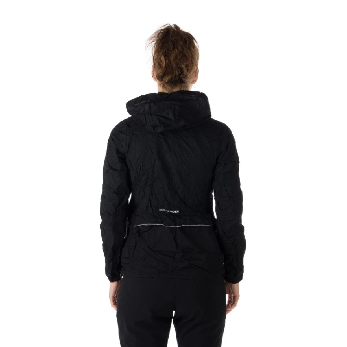 Dámska tréningová bunda s kapucňou NORTHFINDER NORTHKIT-BU-4268OR-black · záber 4
