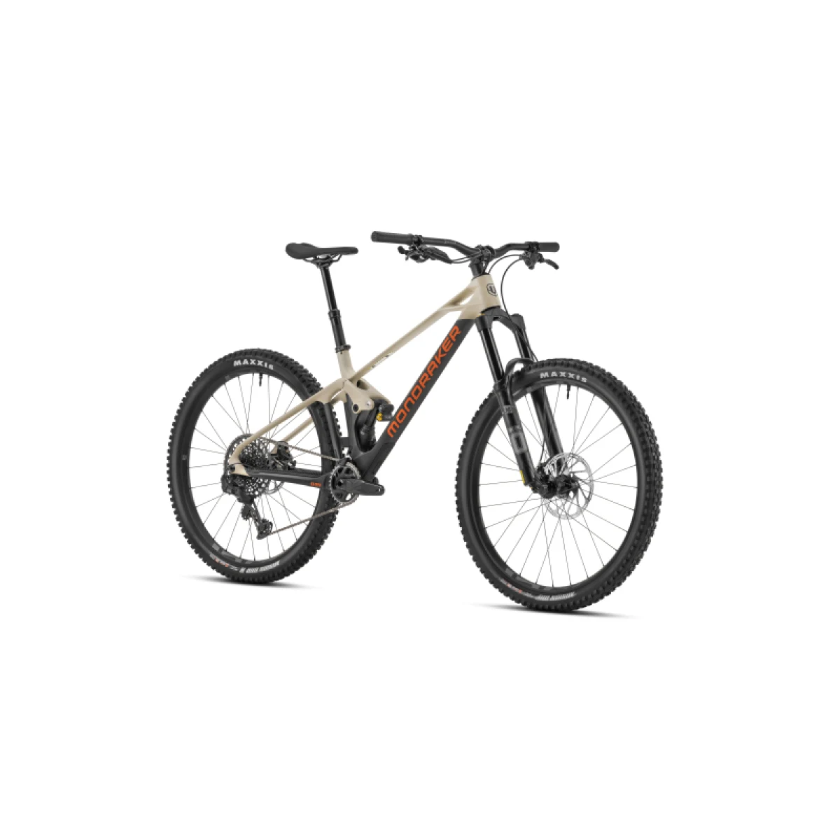 Horský bicykel MONDRAKER Foxy Carbon RR MIND, carbon desert grey orange · záber 2