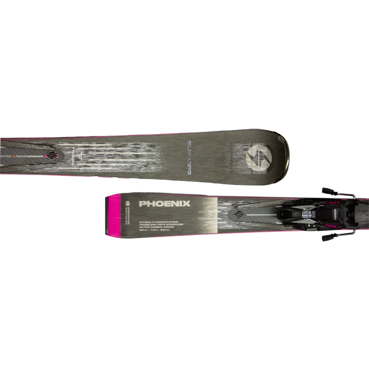 Dámske lyže na zjazdovku - on piste s viazaním BLIZZARD Phoenix R14 Pro + TPX 12 DEMO · záber 3
