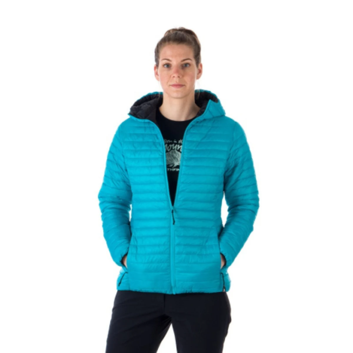 Dámska turistická bunda NORTHFINDER ANNIE-580-azureblueblack · záber 1