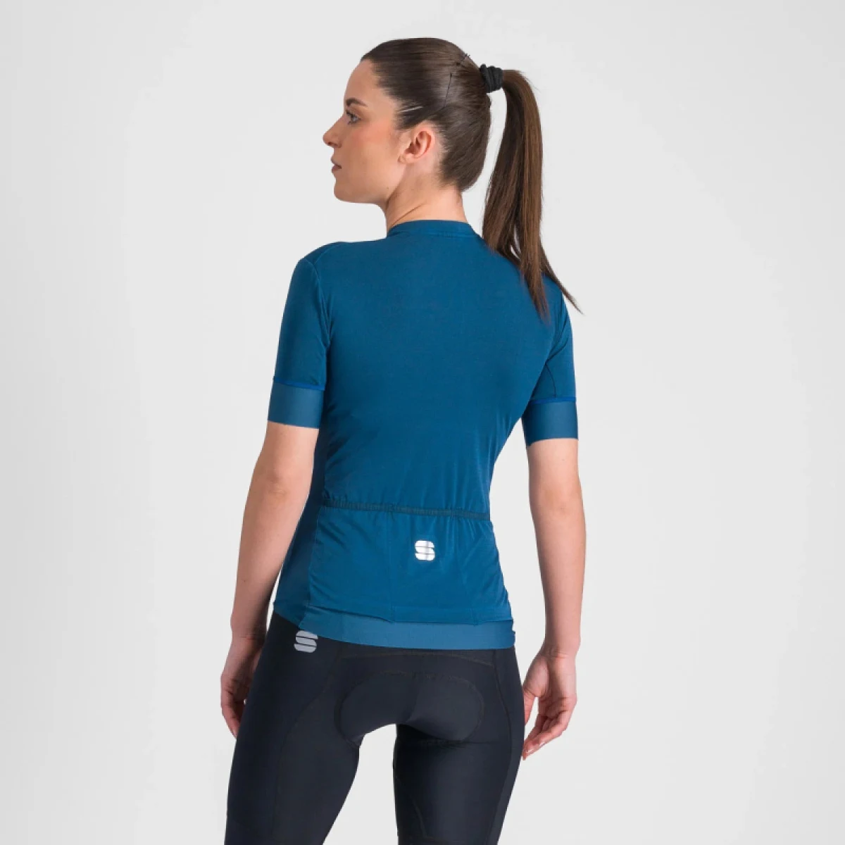 Dámsky cyklistický dres s krátkym rukávom SPORTFUL Monocrom w jersey, blue sea · záber 3