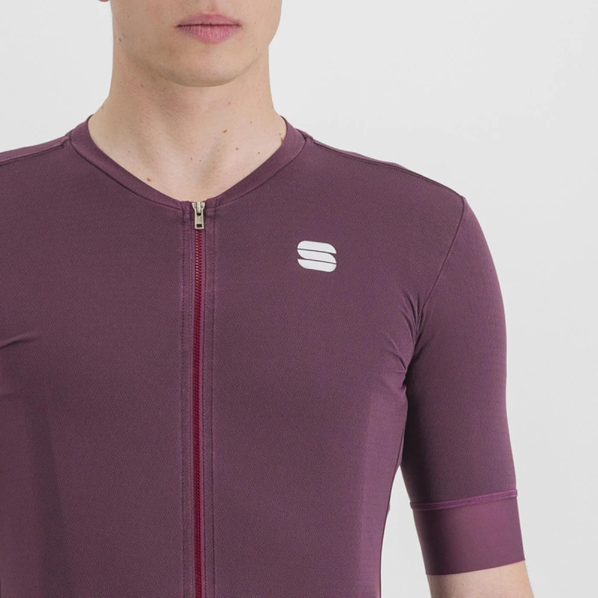 Pánsky cyklistický dres s krátkym rukávom SPORTFUL Monocrom jersey, mauve · záber 5