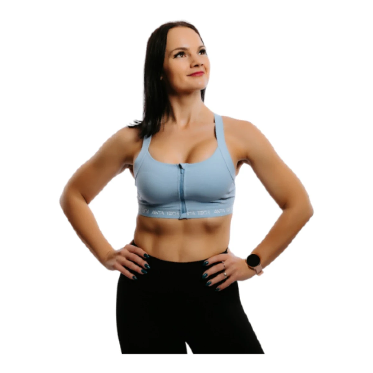 Dámska tréningová športová podprsenka ANTA Tank-862227115-3-SS22_Q2-Space Grey · záber 1