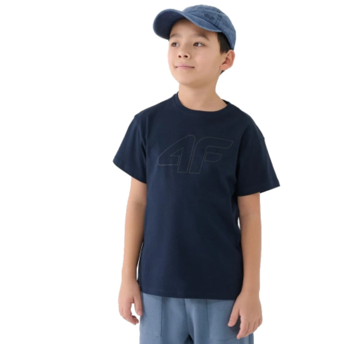 Chlapčenské tričko s krátkym rukávom 4F JUNIOR TSHIRT M2331-31S-NAVY · záber 1