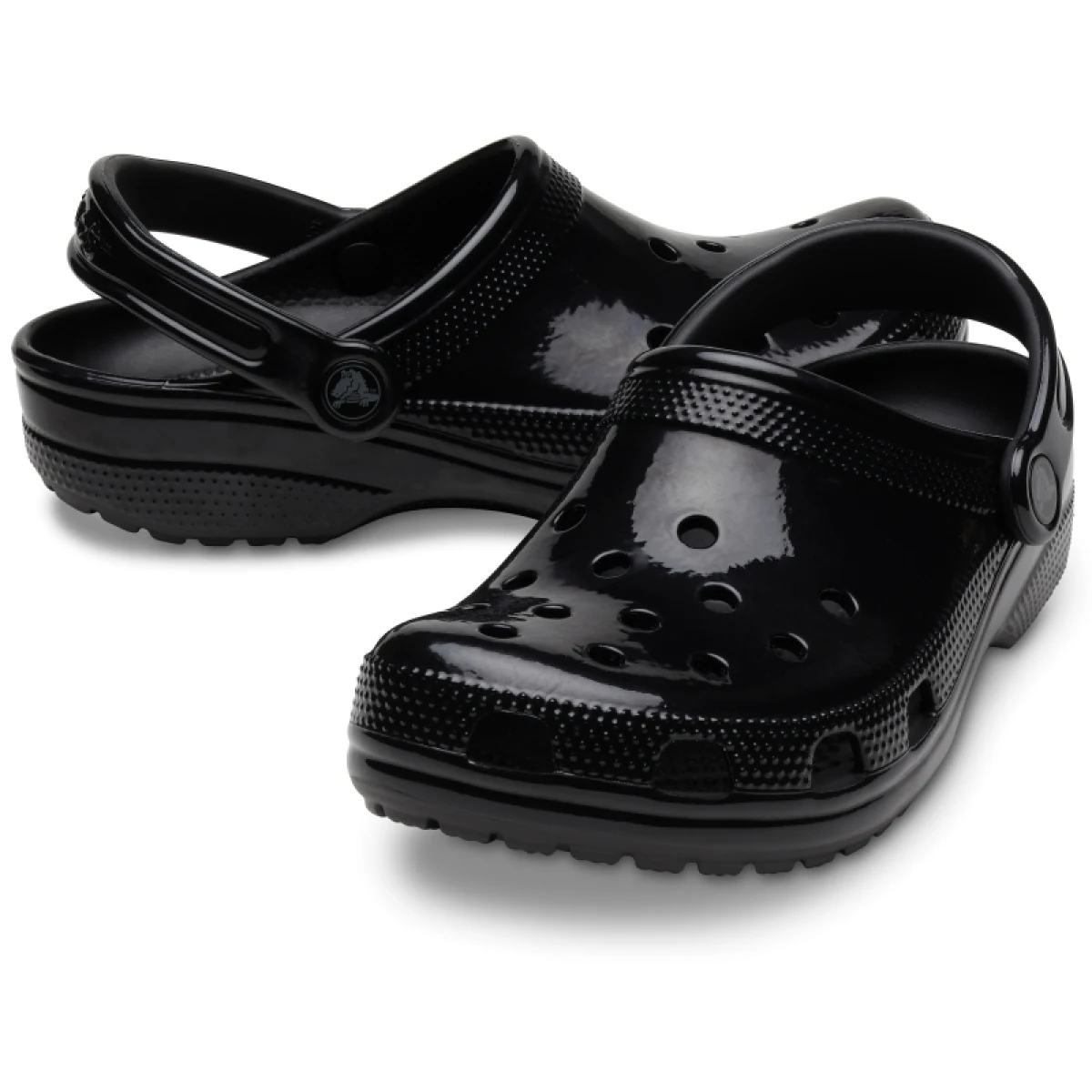 Kroksy (rekreačná obuv) CROCS Classic High Shine Clog black · záber 5