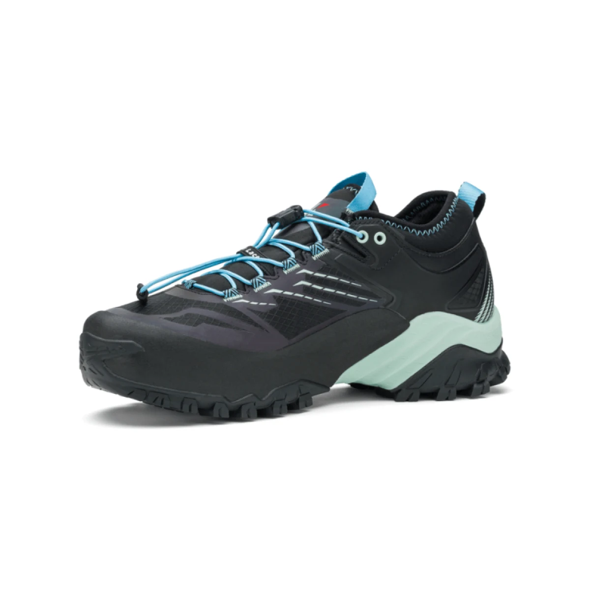 Dámska nízka turistická obuv KAYLAND Duke Ws Gtx, Black Light green · záber 3