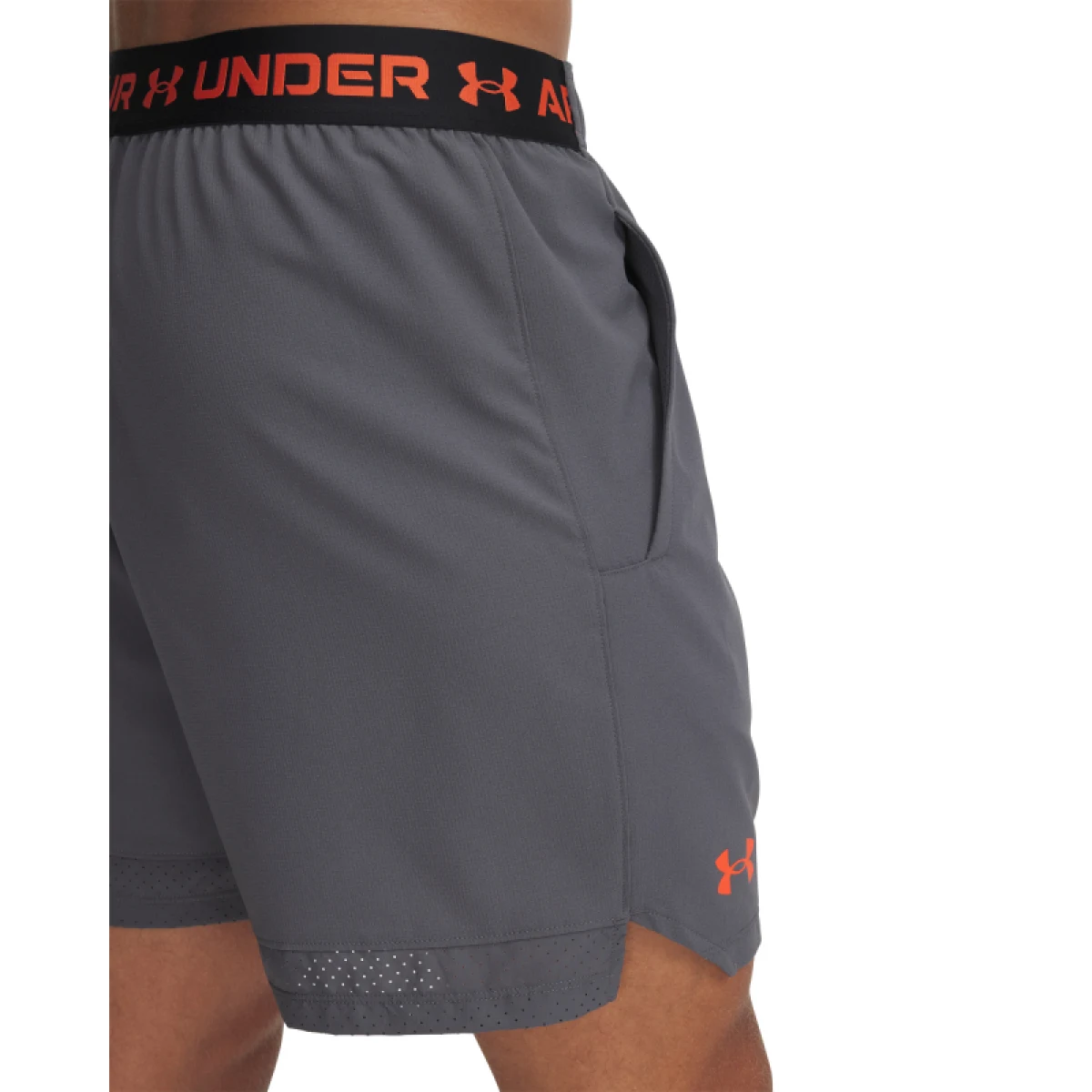 Pánske tréningové kraťasy UNDER ARMOUR UA Vanish Woven 6in Shorts-GRY · záber 4