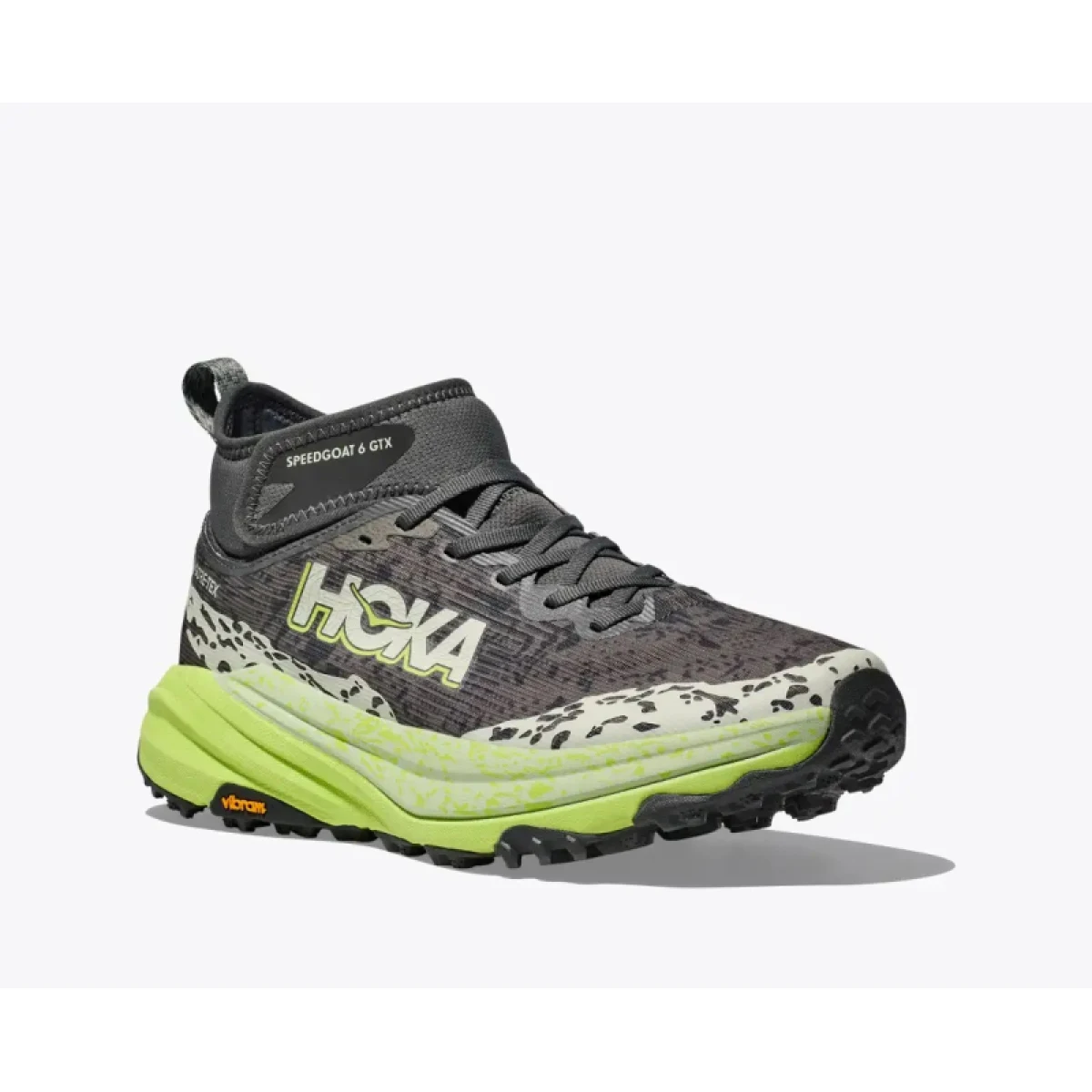 Pánska bežecká trailová obuv HOKA Speedgoat 6 Mid GTX outer orbot lettuce · záber 3