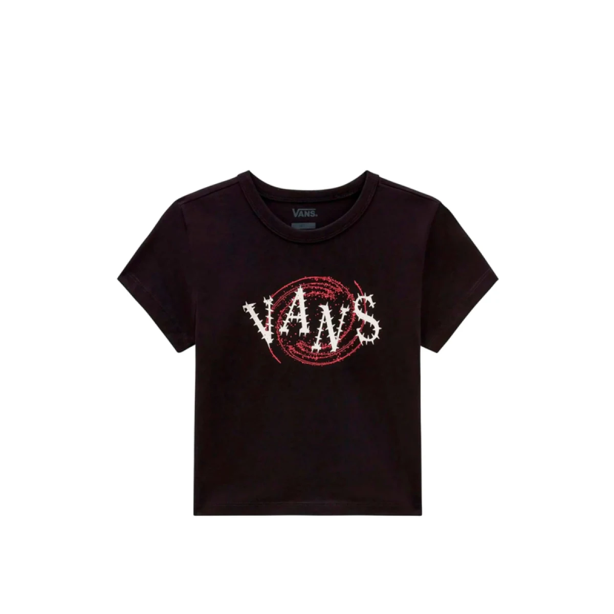 Dámske tričko s krátkym rukávom VANS SPIRAL DOWN MINI-Black · záber 5