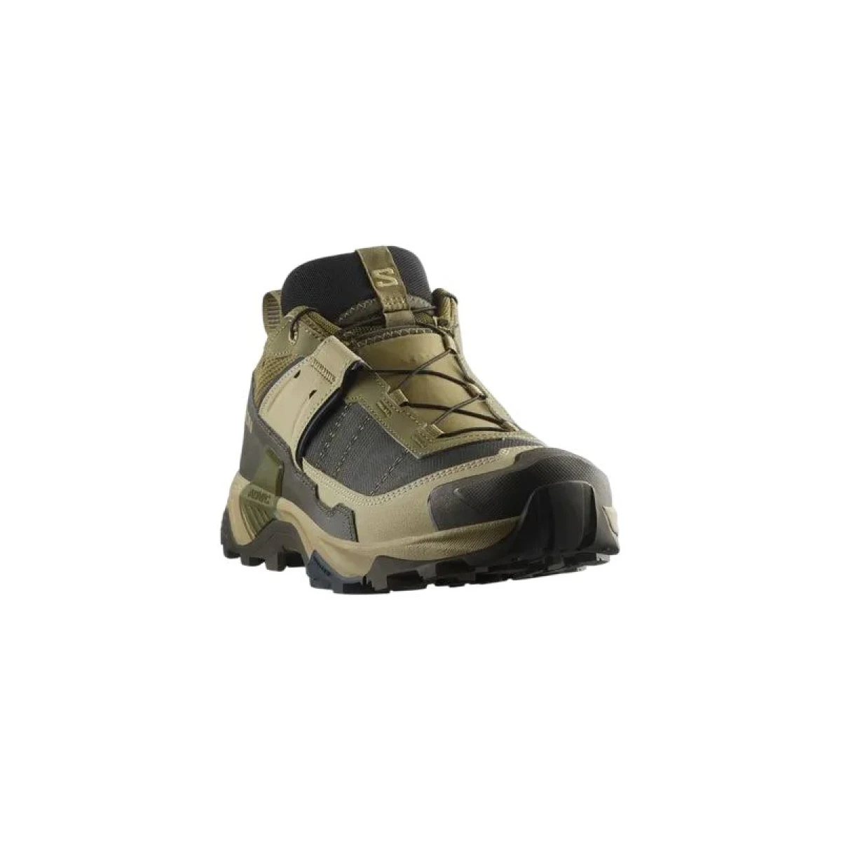 Pánska nízka turistická obuv SALOMON X Ultra 5 GTX M martini olive gray green blue nights · záber 3