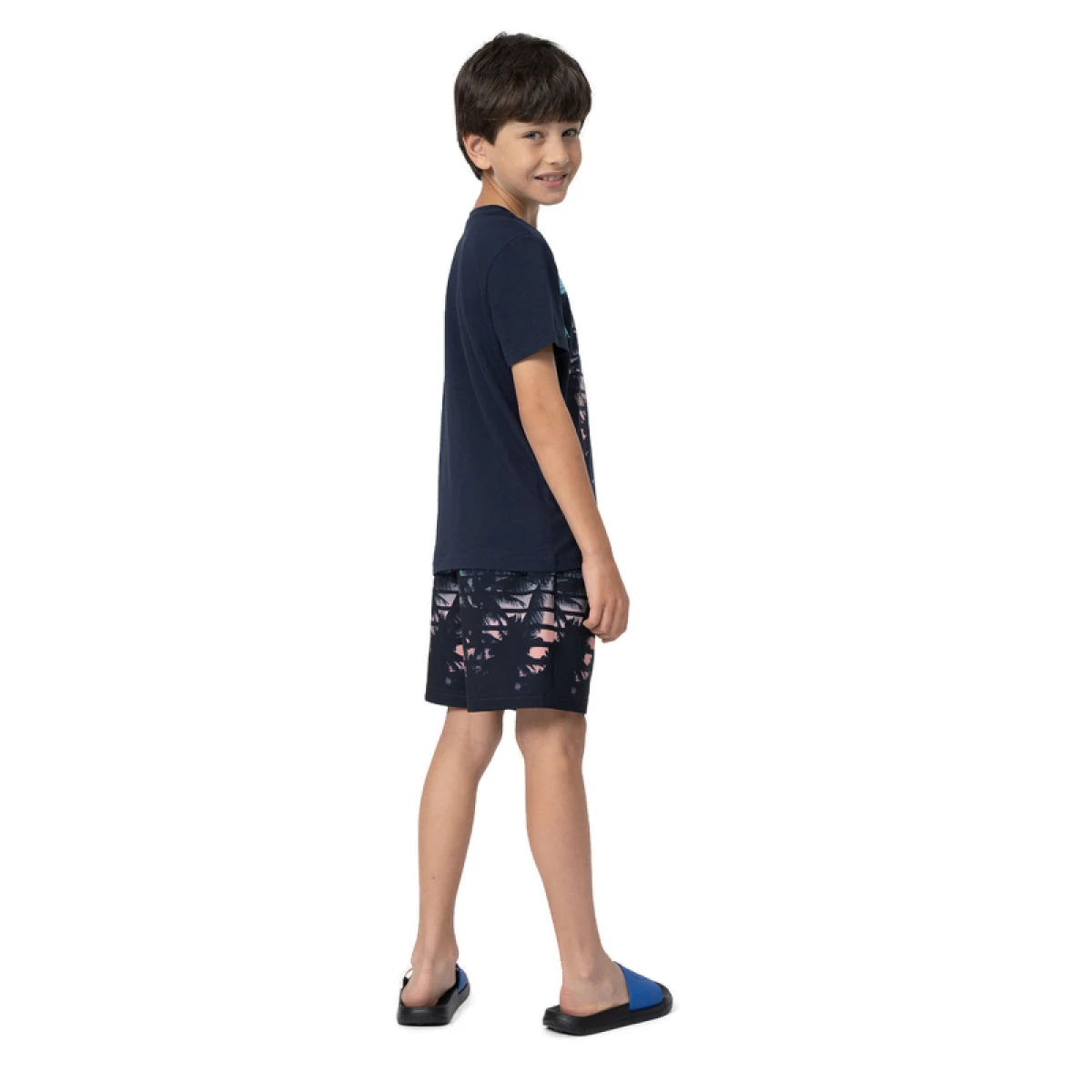 Chlapčenské plavky 4F JUNIOR BOARD SHORTS M021-90A-MULTICOLOUR ALLOVER · záber 3