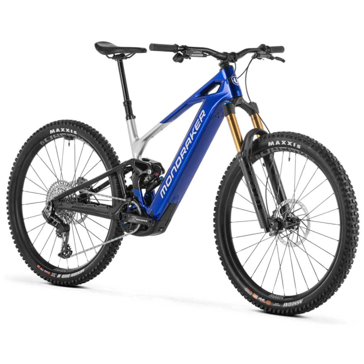 Horský elektrobicykel MONDRAKER Crafty Carbon RR, admiral blue · záber 2