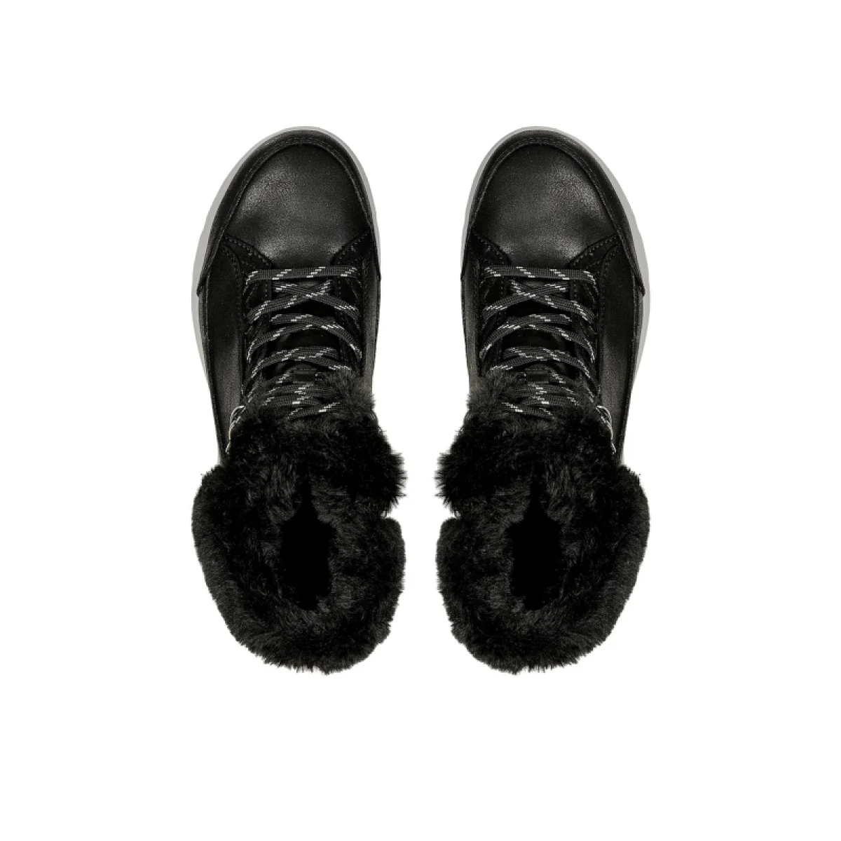 Dámske členkové zimné topánky SKECHERS On The-Go Glacial Ultra Cozyly black · záber 4