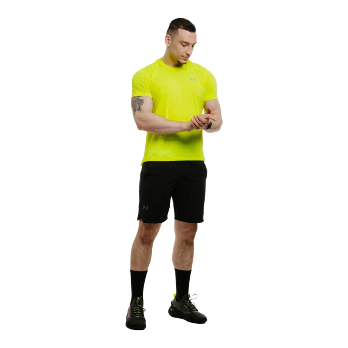 Pánske tréningové kraťasy UNDER ARMOUR UA Vanish Woven 8in Shorts-BLK · záber 5