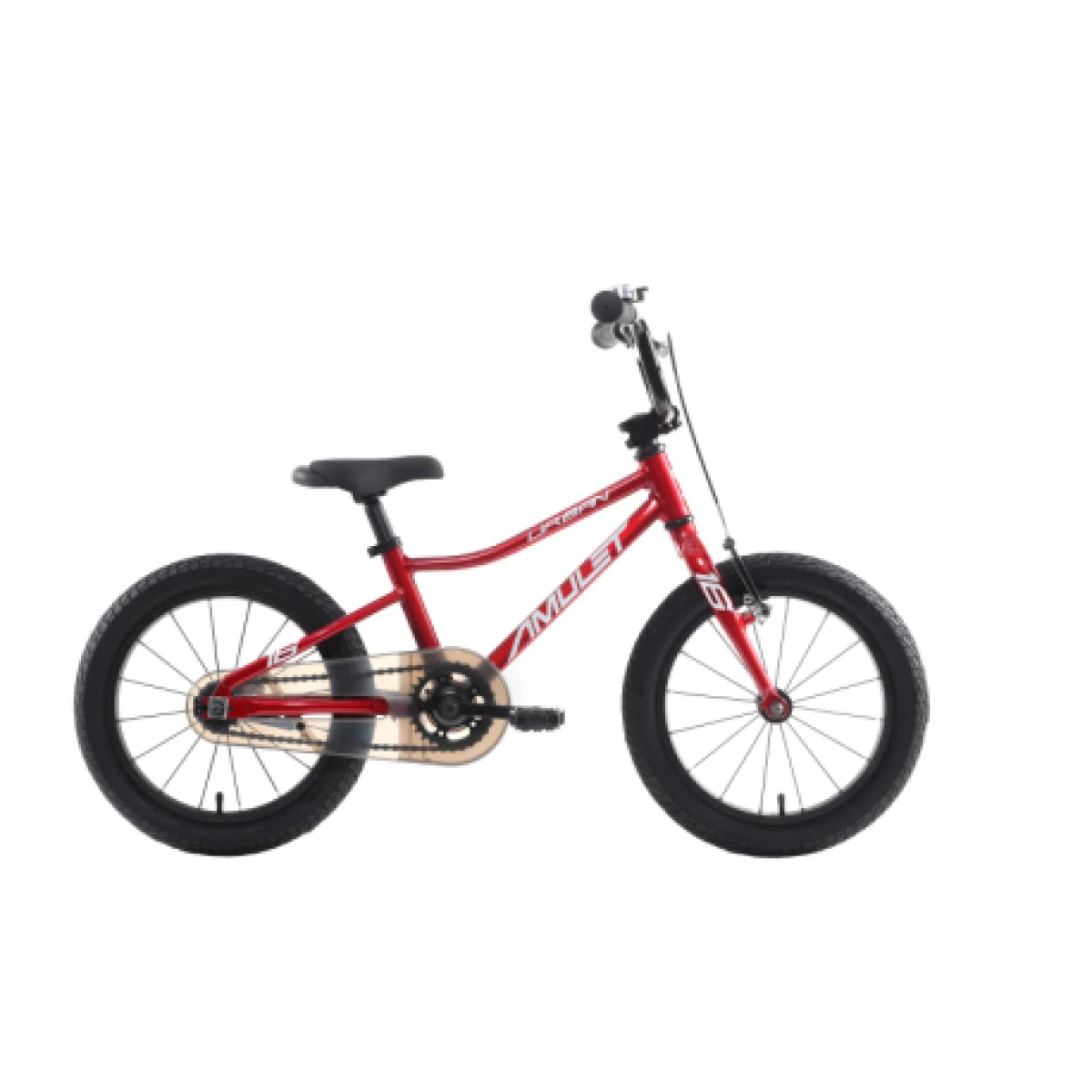 Detský mestský bicykel AMULET 16 Urban, red white - Veľkosť: 16 | Hmotnosť: 7,2 kg · záber 1