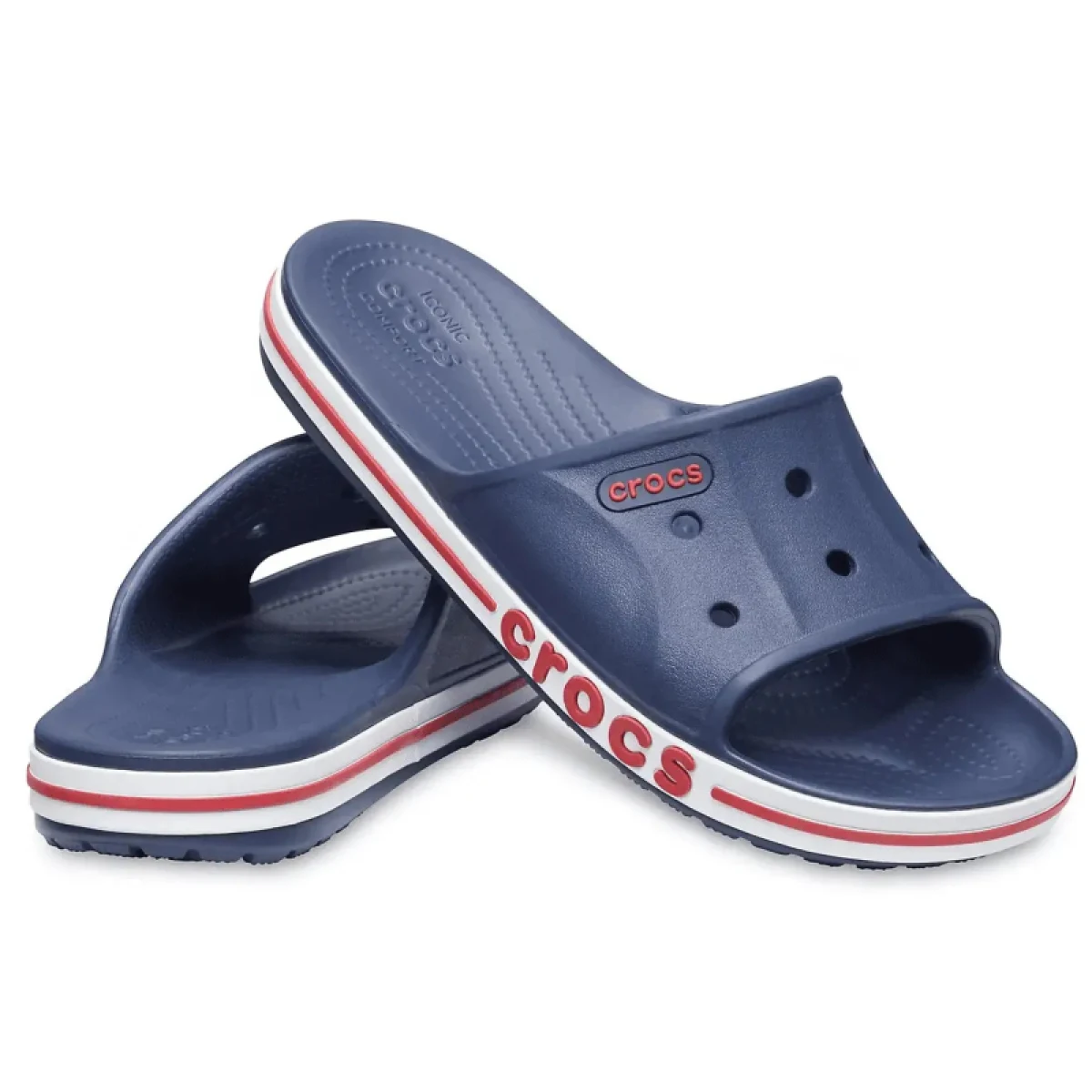 Šlapky (plážová obuv) CROCS Bayaband Slide U navy pepper · záber 3
