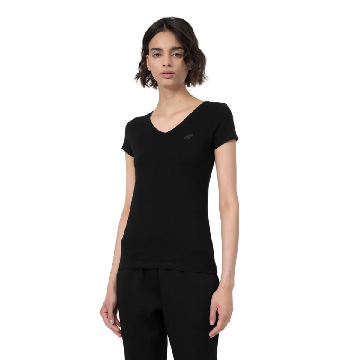 Dámske tričko s krátkym rukávom 4F TSHIRT F730-20S-DEEP BLACK · záber 5
