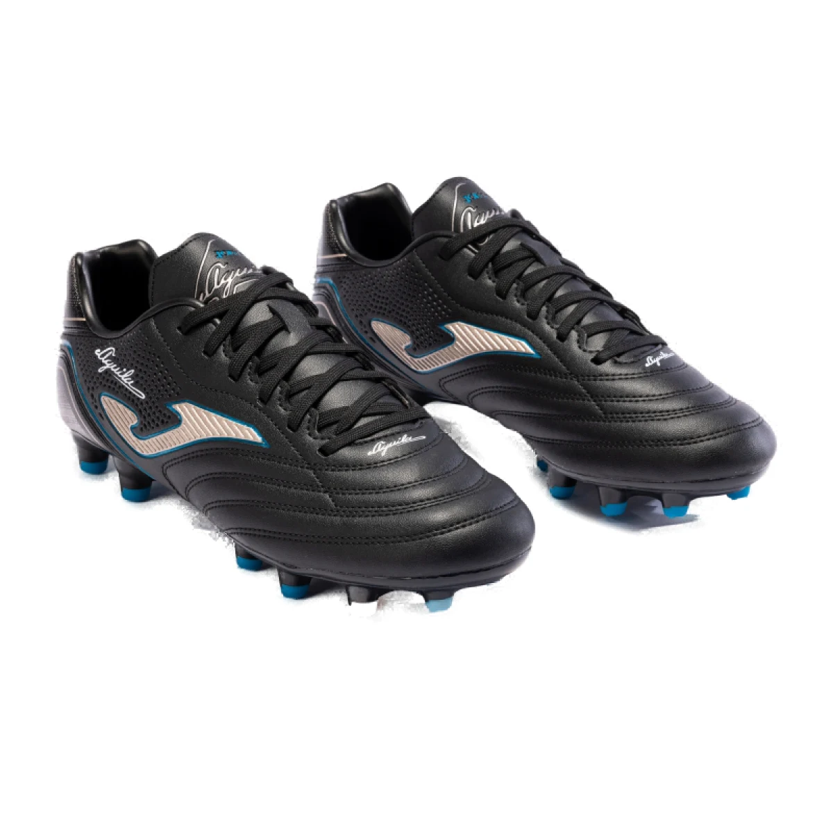 Pánske futbalové kopačky outdoorové JOMA Aguila M FG black gold · záber 2
