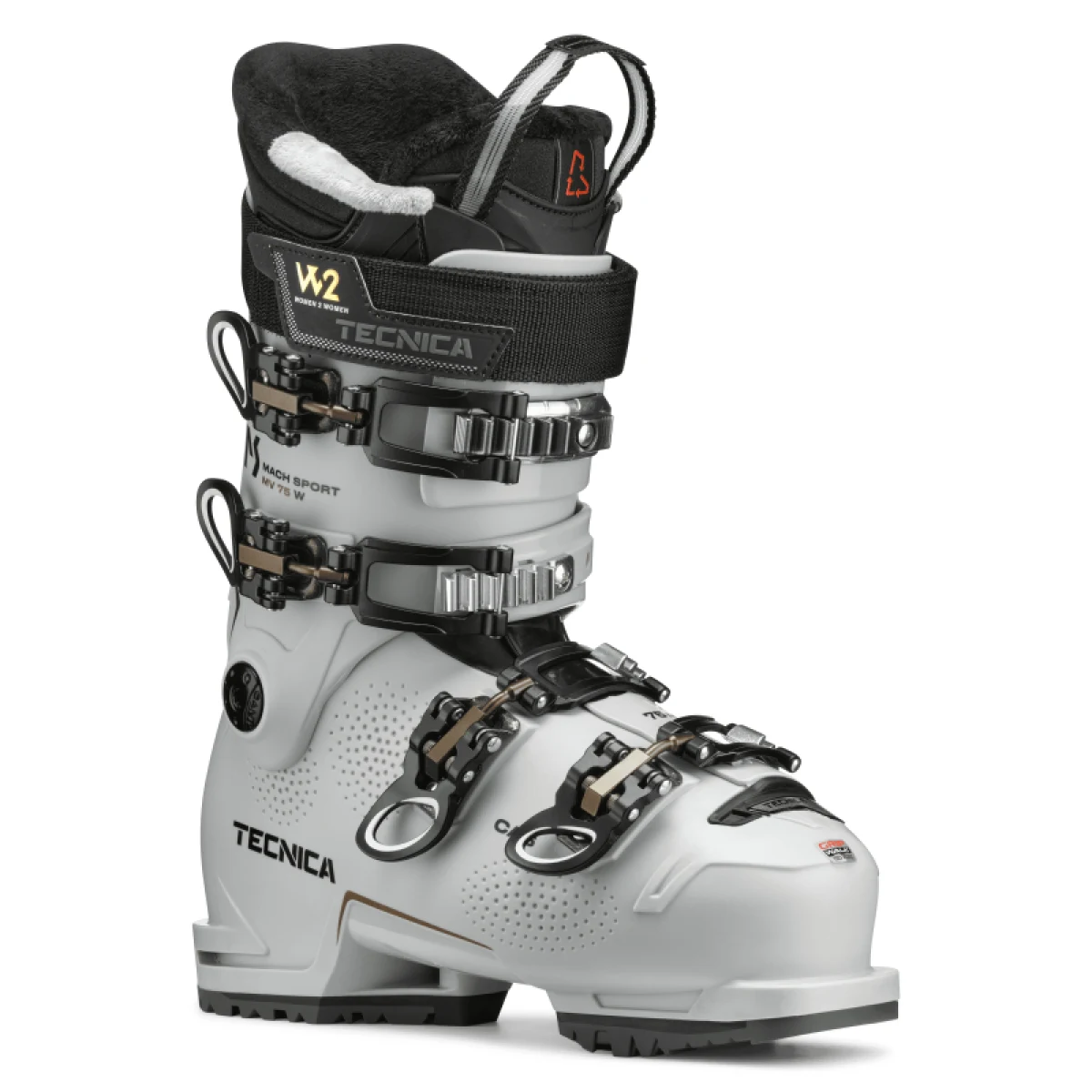 Dámske lyžiarky na zjazdovku - on piste TECNICA Mach Sport MV 75 W GW, cool grey · záber 3