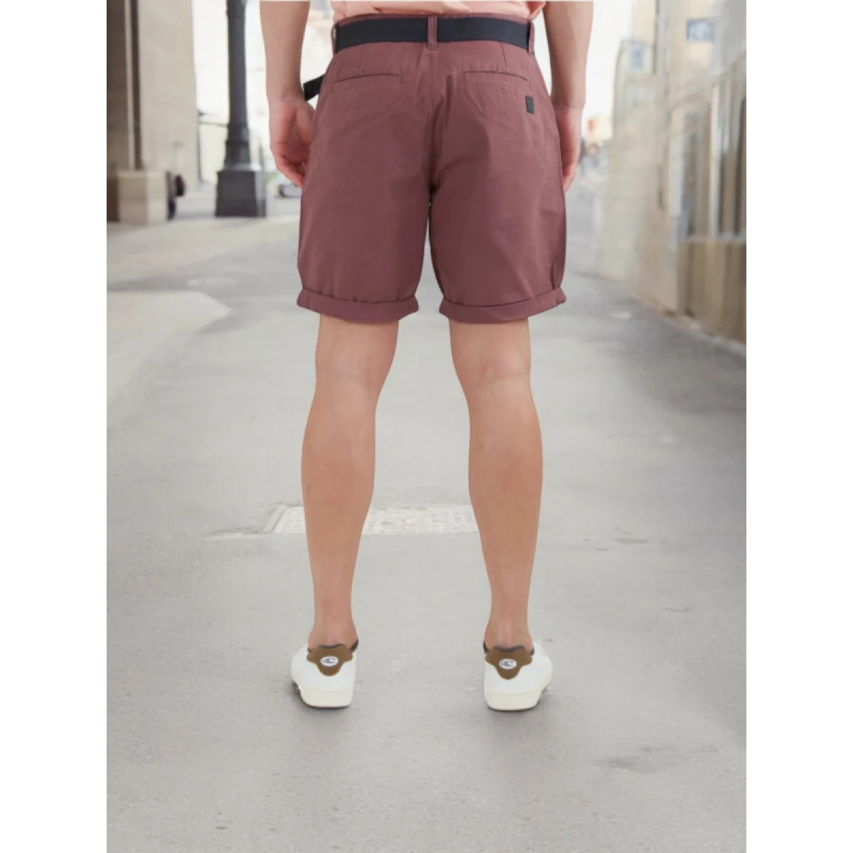 Pánske kraťasy FUNDANGO North Shore Chino Shorts-385-mauve · záber 5