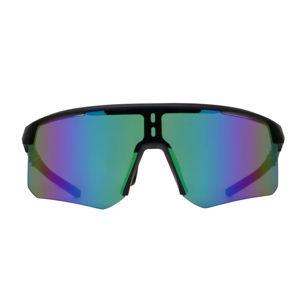 Slnečné okuliare RED BULL SPECT RIDDLE-004, matt black smoke with purple-green mirror, CAT3 · záber 2