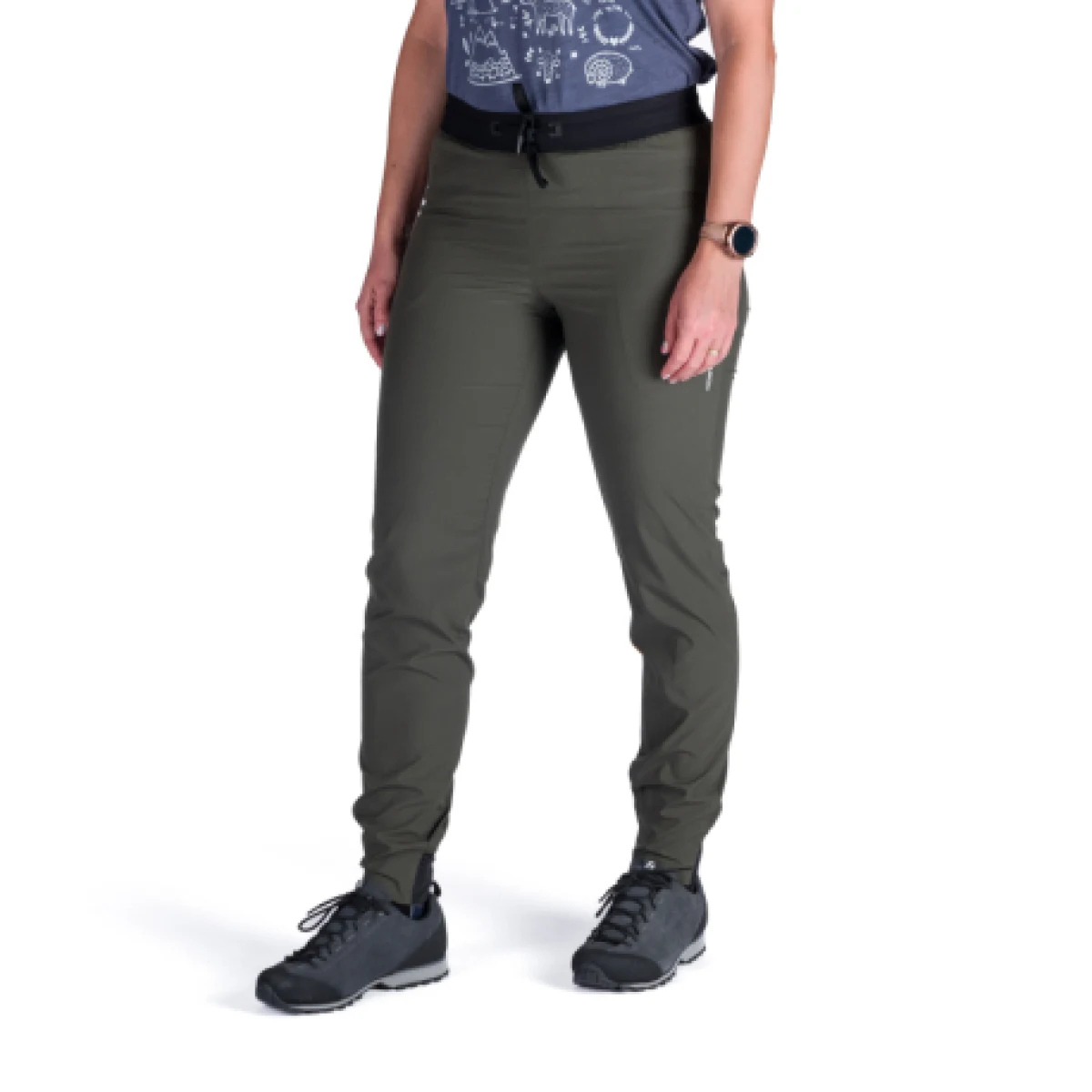 Dámske turistické nohavice NORTHFINDER TRACIE-300darkgreen · záber 1