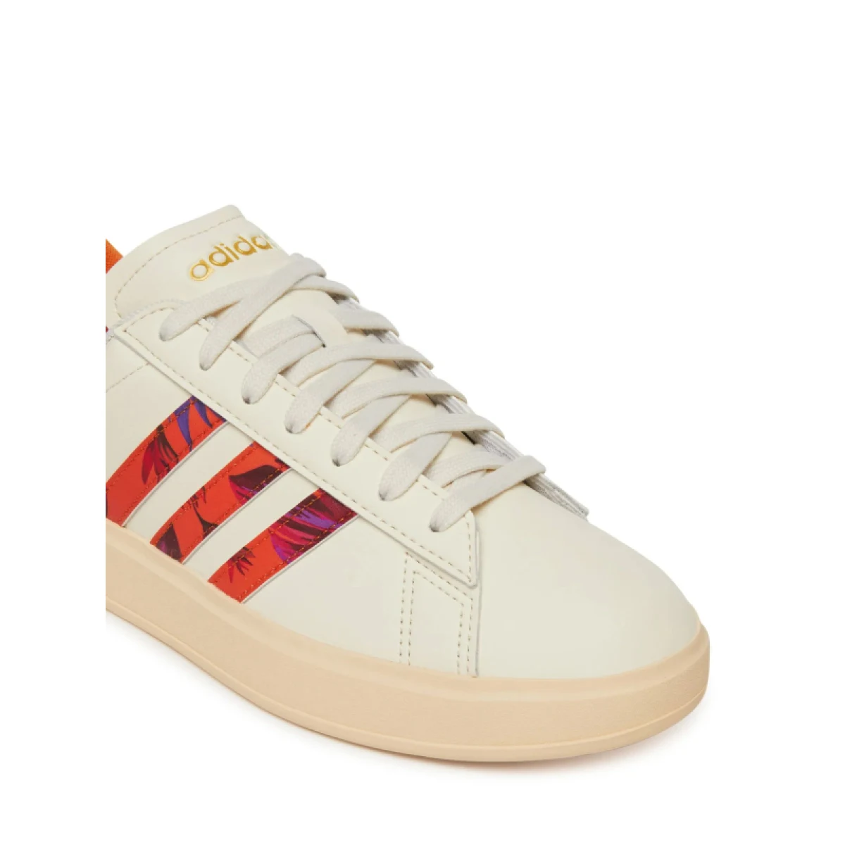 Dámska rekreačná obuv ADIDAS Grand Court 2.0 W cream white warm vanilla gold metallic · záber 4