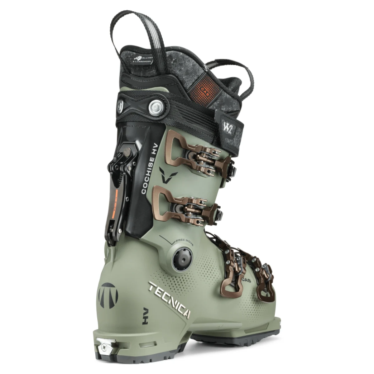 Dámske allmountain lyžiarky TECNICA Cochise 95 HV W DYN GW, camp green · záber 5