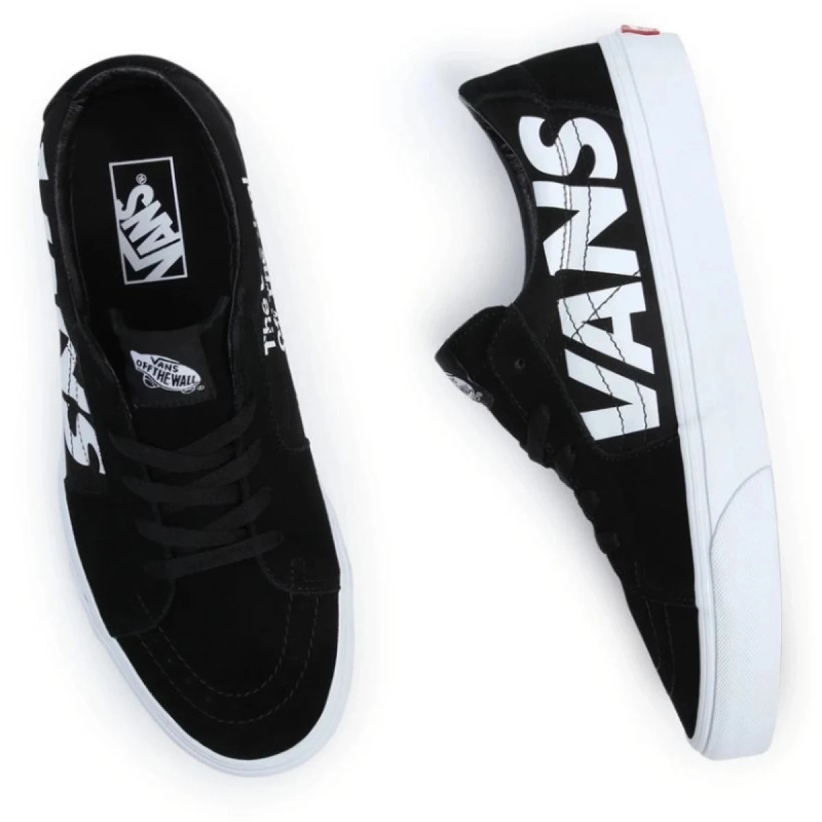 Pánska vychádzková obuv VANS UA SK8-Low hi-def black white · záber 4