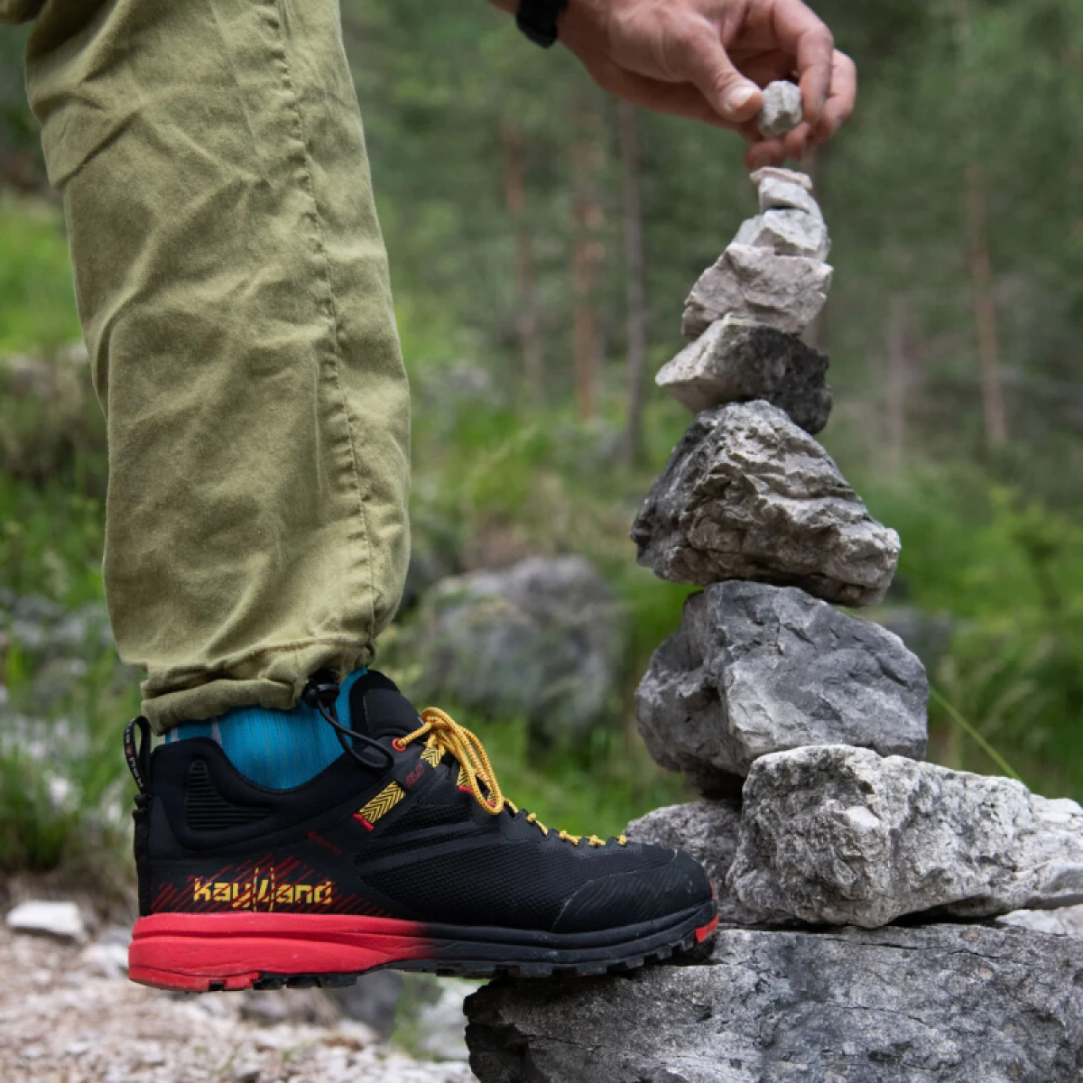 Pánska nízka turistická obuv KAYLAND Grimpeur Gtx, Grey Yellow · záber 4