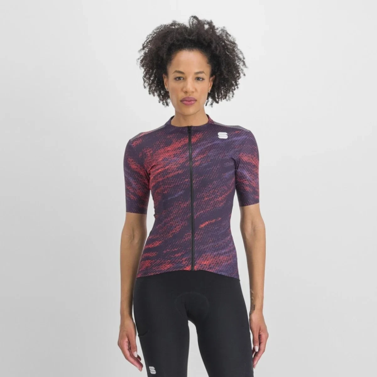 Dámsky cyklistický dres s krátkym rukávom SPORTFUL Cliff supergiara w jersey, nightshade · záber 2