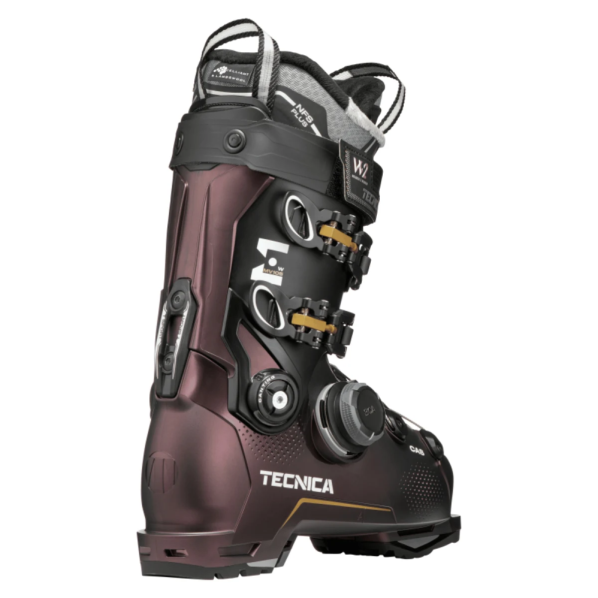 Dámske lyžiarky na zjazdovku - on piste TECNICA Mach BOA MV 105 W GW, violet iridescent · záber 5