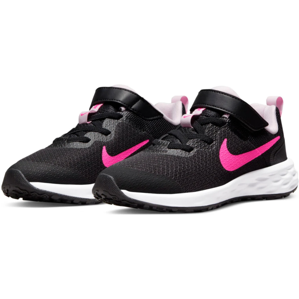 Dievčenská športová obuv (tréningová) NIKE Revolution 6 PSV black pink foam hyper pink · záber 3
